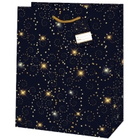 Taška darčeková Medium Hviezdičkové špirálky 19 x 10,2 x 23 cm