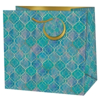 Taška dárková čtvercová Maroko 15 x 6 x 14,6 cm