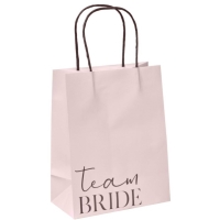 Tašky darčekové Team Bride 21,5x16x5 cm (5 ks)