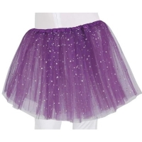 Tutu sukne Hviezdy fialov 30 cm