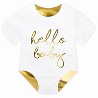 SERVTKY Body Hello baby biele 16x16 cm