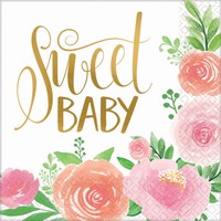 SERVTKY Floral Sweet Baby 33x33cm 16ks