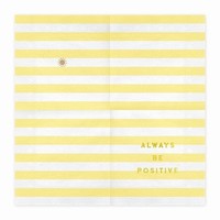 UBROUSKY YUMMY Always be positive, svtle lut, 33x33cm