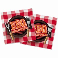 Servtky papierov Bbq Party 40 x 40 cm, 20 ks