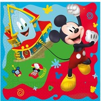 Servtky papierov Mickey Mouse Rock The House 20 ks