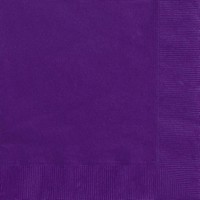 Servtky papierov banketov Purple 25 x 25 cm, 20 ks