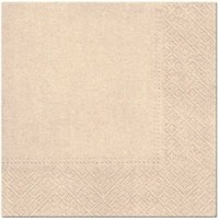 Servtky papierov prrodn 33 x 33 cm, 20 ks