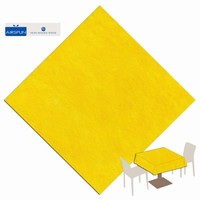 Obrus Airspun Party žltý 140 x 240 cm