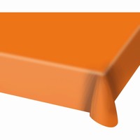 Obrus plastový oranžový 130 x 180 cm