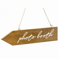 UKAZATEL dřevěný Photo booth