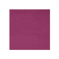 Servtky Aubergine 21 x 20 cm, 25 ks