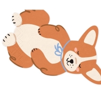 Ubrousky Corgi 11x15 cm 12 ks