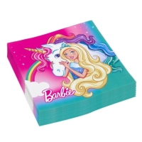 Servítky papierové Barbie Dreamtopia 33x33 cm, 20 ks