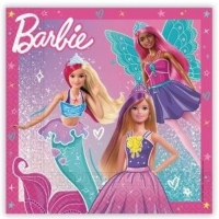 Servítky papierové Barbie Fantasy 33 x 33 cm 20 ks