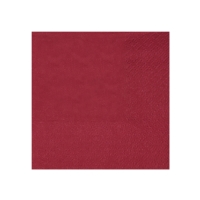 Servtky papierov Burgundy 21 x 20 cm 10 ks