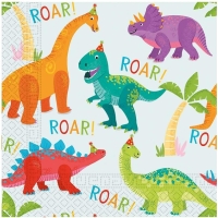 Ubrousky paprov Dinosaurus 33x33 cm 20 ks