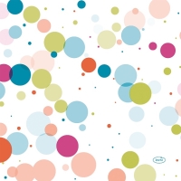 Servtky papierov Festive Bubbles Multi 33 x 33 cm 20 ks