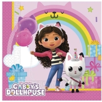 Servtky papierov Gabbys Dollhouse 33 x 33 cm 20 ks