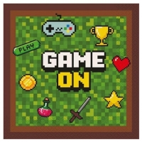 Ubrousky paprov Game On 33 x 33 cm 20 ks
