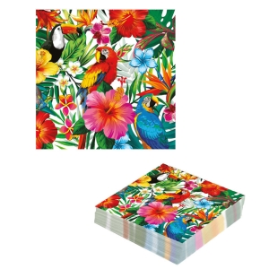 Ubrousky paprov Hawaii 33x33 cm 20 ks