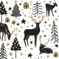 Servtky papierov Magic Winter 33x33 cm, 20 ks