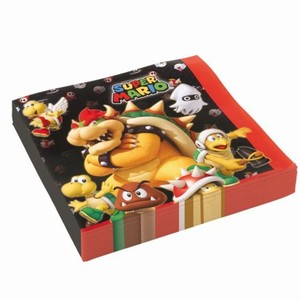 UBROUSKY paprov Super Mario 33x33cm 20ks