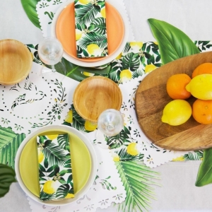 Ubrousky papírové Tropický palmový citron