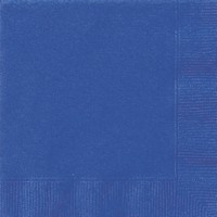 Servítky papierové kráľovsky modré 16,5x16,5 cm (50 ks)