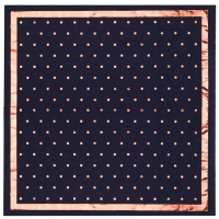 Servítky papierové námornícky modré so zlatým okrajom a bodkami 16,5 x 16,5 cm 20 ks