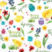 Servtky papierov vekonon Happy Easter 33 x 33 cm 20 ks