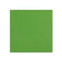Servítky papierové zelené 21 x 20 cm 10 ks