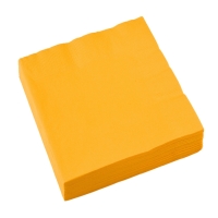 Servítky papierové žlté Sunshine 33x33 cm, 20 ks