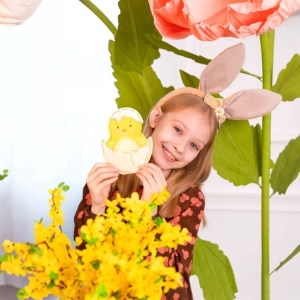 Ubrousky Velikono�n� s ku��tkem 13 cm x 16,5 cm, 10 ks