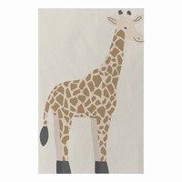 Safari párty, Servítky so žirafou 16 x 16 cm, 16 ks