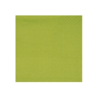 Servítky zelené Kiwi 21 x 20 cm, 25 ks