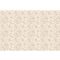 Ubrus b�ov� s kv�ty 180x120 cm