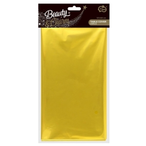 Ubrus foliov� metalicky zlat�