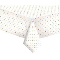 Ubrus paprov Unicorn barevn puntky 120x180 cm