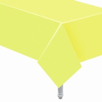 Obrus papierový svetlo žltý 132x183 cm