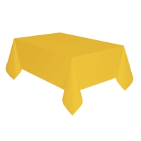 Ubrus plastový žlutý Buttercup 137 x 274 cm