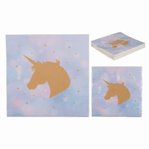 Unicorn party - ubrousky 33 x 33 cm