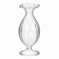 Váza sklenená tulipánovitá 12 cm
