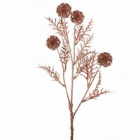 VETVIKA dekoran Bodliak Rose Gold 76cm