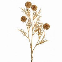VETVIKA dekoran Bodliak zlat 76cm