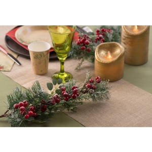 V�tev s �erven�mi p��zdobami 16x58cm