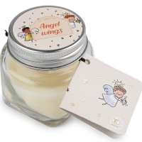 Vonn� sv��ka ve skle b�l� angels wings 28 g