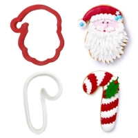 Vykrajovaky plastov Santa 2 ks