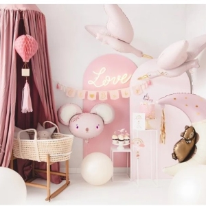Zpich na dort Oh baby Rose Gold 25 cm