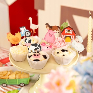 Z�pichy na cupcakes Farma 9 ks