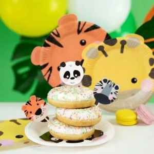 Zpichy na dorty a cupcakes Zvtka ze ZOO 9,5 cm 8 ks